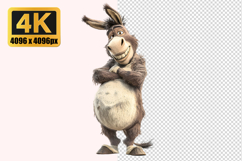 Donkey Action Transparent PNG Product Image 1