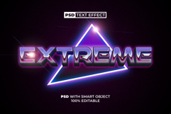 Extreme Text Effect Retro Style Product Image 1