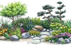 Greenery Plants Background Wallpaper Product Image 1