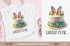 Easter Kids Sublimation PNG. Baby Sublimation. Easter Cute Product Image 1