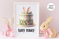 Baby Easter Sublimation PNG. Easter Kids PNG. Baby Quotes Product Image 1