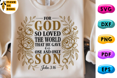 For God So Loved The World That He Gave Is One And Only Son Product Image 1