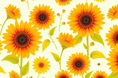 Sunflower Pattern Background Product Image 1