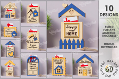 Housewarming Gift Card Holders Bundle Laser Cut Product Image 1