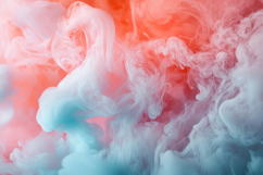 White Smoke With Pink Background Wallpaper Product Image 1