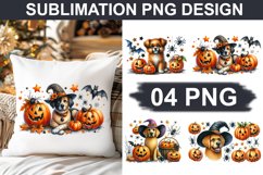 Halloween Dog - Pillow Sublimation PNG Design Product Image 1