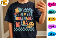 In My Threenager Era Svg, Png, Boy 3rd Birthday Shirt Svg Product Image 1