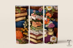 Just A Girl Who Loves Books 20oz Sublimation Tumbler Wrap Product Image 1