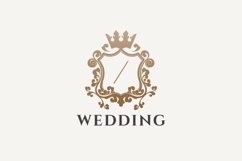 Wedding Crest Luxury Logo Product Image 1