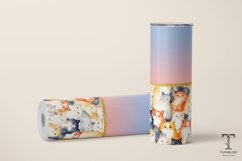 Seamless Cute Cats 20oz Sublimation Tumbler Wrap PNG Product Image 3