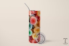 3D Gumdrops Sugar Sublimation Tumbler Wrap Product Image 3