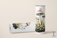 Watercolor Mushrooms 20oz Sublimation Tumbler Wrap Product Image 3