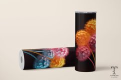 3D Colorful Dandelion 20oz Sublimation Tumbler Wrap Product Image 2