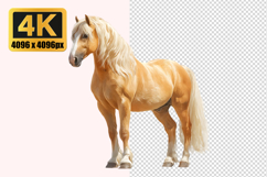 Haflinger Horse Transparent PNG Product Image 1