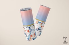 Seamless Cute Cats 20oz Sublimation Tumbler Wrap PNG Product Image 3