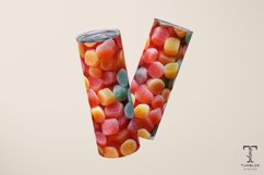 3D Gumdrops Sugar Sublimation Tumbler Wrap Product Image 3