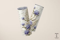 3D Bluebonnet Wildflowers 20oz Sublimation Tumbler Wrap Product Image 3