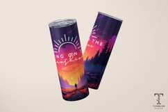 Seamless Bring on Sunshine 20oz Sublimation Tumbler Wrap Product Image 4