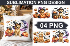 Halloween Dog - Pillow Sublimation PNG Design Product Image 1