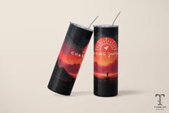Seamless Chasing Sunshine 20oz Sublimation Tumbler Wrap Product Image 5