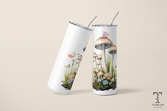Watercolor Mushrooms 20oz Sublimation Tumbler Wrap Product Image 5