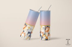 Seamless Cute Cats 20oz Sublimation Tumbler Wrap PNG Product Image 5
