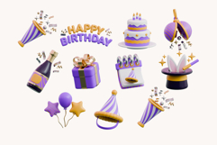 Birthday 3D Element Bundle Product Image 2