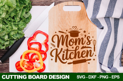 Mom&#039;s Kitchen SVG Cutting Board SVG - Laser Cutting Product Image 2