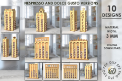 Coffee Pod Stands Bundle Lasercut. Coffee Capsule Holder SVG Product Image 1