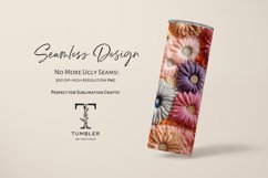 3D Embroidered Flowers 20oz Sublimation Tumbler Wrap Design Product Image 2