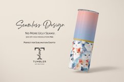 Seamless Cute Cats 20oz Sublimation Tumbler Wrap PNG Product Image 2