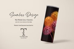3D Colorful Dandelion 20oz Sublimation Tumbler Wrap Product Image 5