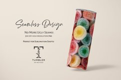3D Gumdrops Sugar Sublimation Tumbler Wrap Product Image 2