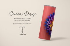 3D Rainbow Colors Mandala 20oz Sublimation Tumbler Wrap Product Image 5