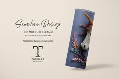 3D Unicorn Paper Art 20oz Sublimation Tumbler Wrap Design Product Image 2