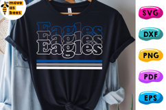 Eagles SVG, PNG, School Sport Mascot, Football, Basketball Product Image 1