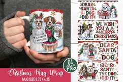 Christmas Mug Wrap Design - Christmas Mug Sublimation Product Image 1