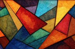Abstract Stained Glass Background Wallpaper Product Image 1