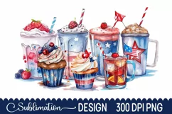 4th Of July Coffee Coffee Sublimation - 4th Of July PNG Product Image 1