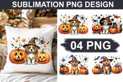Halloween Dog - Pillow Sublimation PNG Design Product Image 1