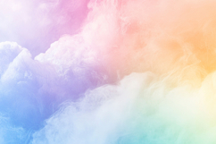 Rainbow Clouds Background Product Image 1