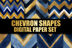 Chevron Shapes Digital Paper Set Product Image 1