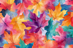 Colorful Leaves Background Wallpaper Product Image 1