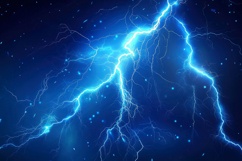 Blue Lightning Background Wallpaper Product Image 1