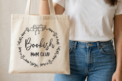 Bookish Mom Club SVG Book Lover Mom Design Product Image 2