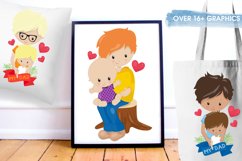 Father and Son graphics | illustrations Product Image 3
