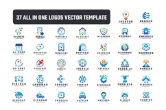 37 All in One Logos Vector Template Product Image 1