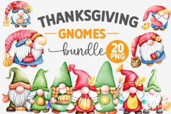 Thanksgiving Gnome Sublimation Bundle - Gnome Sublimation Product Image 1