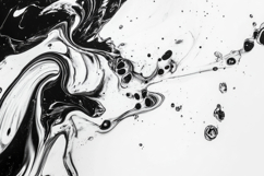Black and White Abstract Painting Background Wallpaper Product Image 1