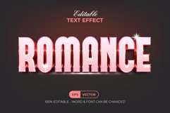 Romance Text Effect Pink Shiny Style Product Image 1